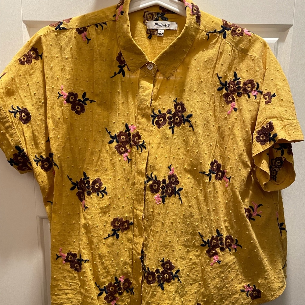 Madewell crop button down